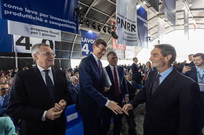 Assemblea Generale 2022 - L'arrivo del Presidente di Regione Lombardia, Attilio Fontana