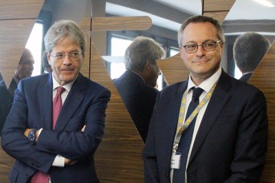 Carlo Bonomi e Paolo Gentiloni