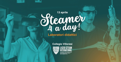 STEAMER 4 A DAY: Laboratori didattici gratuiti all’insegna della tecnologia!