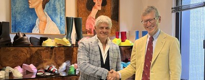 Visita del Presidente di Assolombarda Pavia, Nicola de Cardenas, in  FAE Project Srl a Gravellona Lomellina