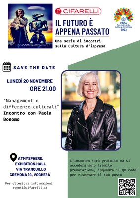 Il futuro è appena passato - Incontro con Paola Bonomo 