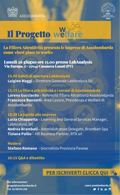 Progetto WeWelfare - Incontro in LabAnalysis