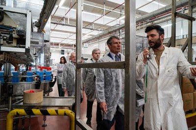 Il Presidente Alessandro Spada in visita a Bolton Group