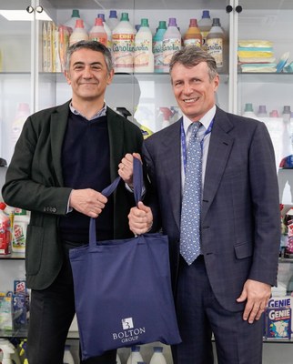 Il Presidente Alessandro Spada in visita a Bolton Group