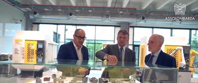 Il Presidente Alessandro Spada in visita a FANUC