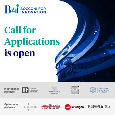 B4i - Bocconi for Innovation Startup Call 